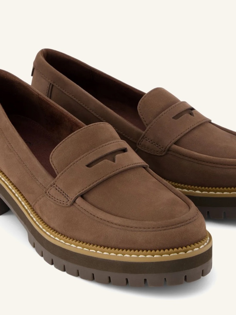 TOMS Cara Brown Slip-On Loafers